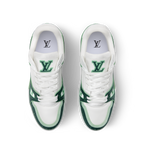 Louis Vuitton LV Trainer Green Monogram Leather Sneaker