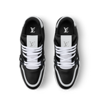 Louis Vuitton LV Trainer Black Monogram Leather Sneaker