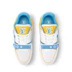 Louis Vuitton LV Trainer Blue Velcro Strap Sneaker