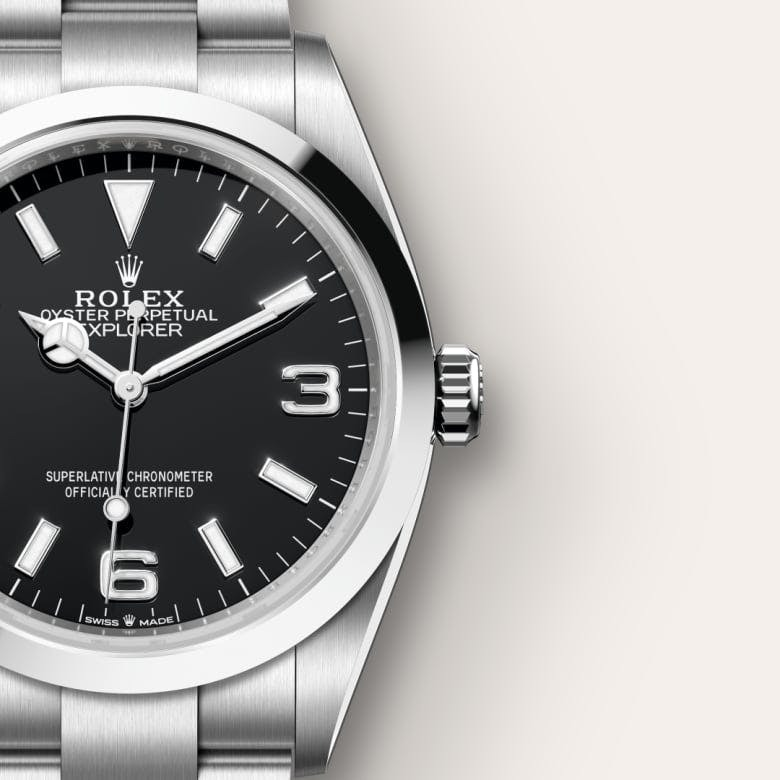 Explorer 36 Oyster, 36 mm, Oystersteel