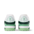 Louis Vuitton LV Trainer Green Monogram Leather Sneaker