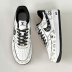 Louis Vuitton x Nike Air Force 1 Monogram Black Edition (Custom)