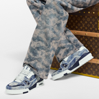 Louis Vuitton LV Trainer Blue #54 Limited