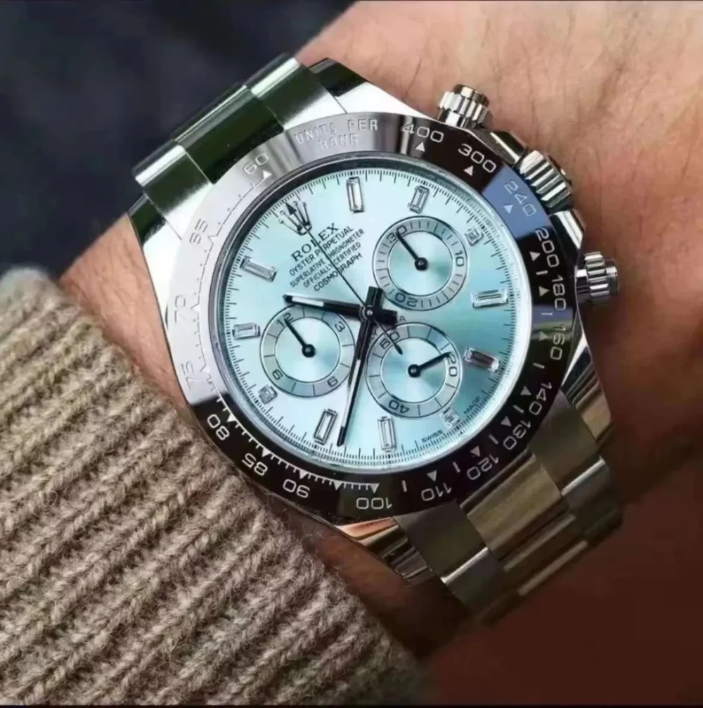 Cosmograph Daytona 40mm Platinum Ice-Blue Dial m116506-0002