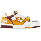 Louis Vuitton LV Trainer Yellow Velcro Strap Sneaker