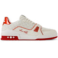 LV Trainer Sneaker Mini Monogram pattern Red