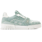 LV Trainer Sneaker Monogram-pattern canvas Green