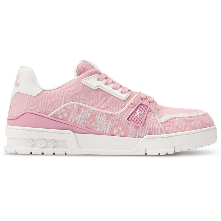 LV Trainer Sneaker Monogram-pattern canvas Pink