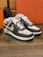 Louis Vuitton x Nike Air Force 1 Low 'Monogram Brown Damier Azur'